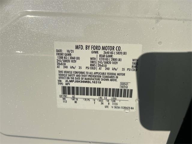 used 2021 Lincoln Nautilus car, priced at $31,376