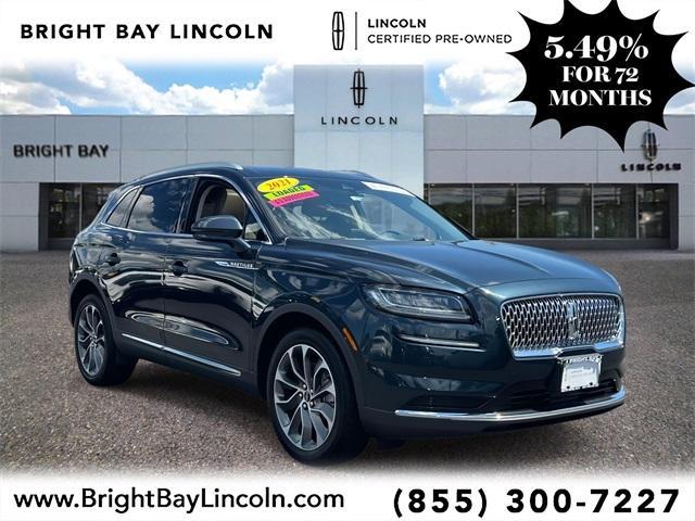 used 2021 Lincoln Nautilus car, priced at $33,998