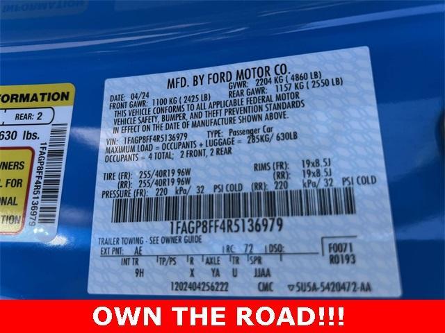 used 2024 Ford Mustang car, priced at $51,475