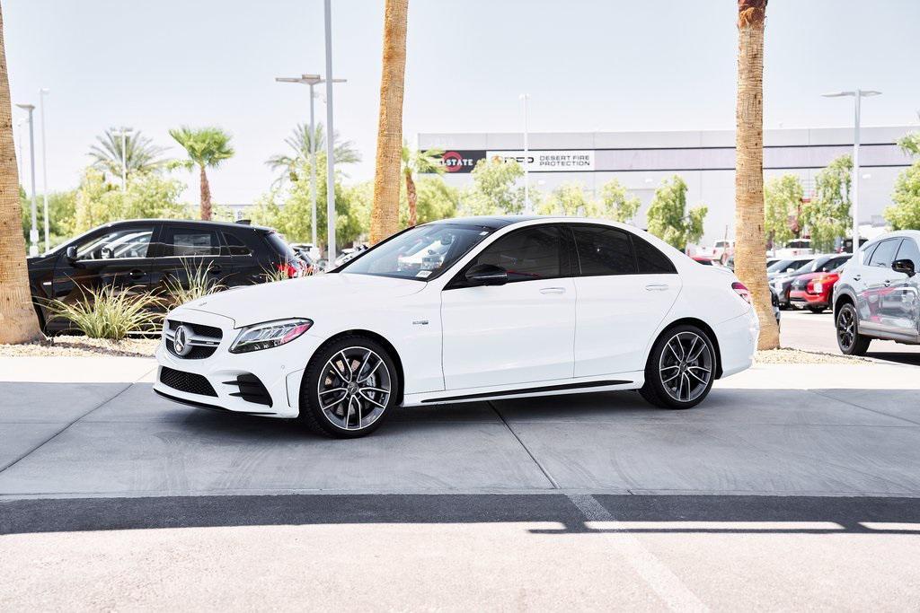 used 2020 Mercedes-Benz AMG C 43 car, priced at $37,800