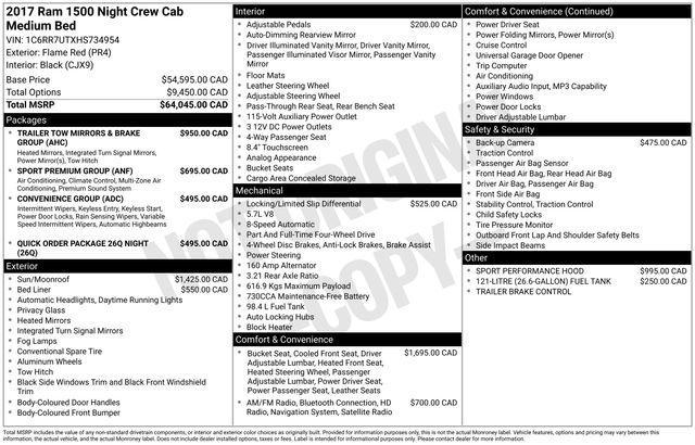 used 2017 Ram 1500 car, priced at $27,773