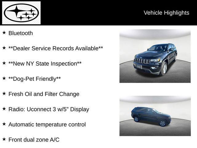 used 2017 Jeep Grand Cherokee car, priced at $12,558
