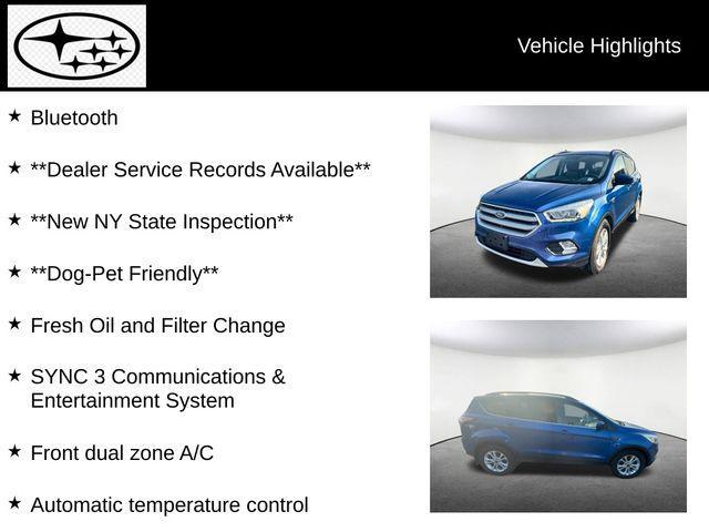 used 2017 Ford Escape car, priced at $12,274