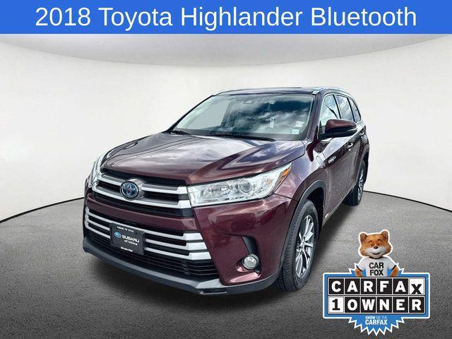 used 2018 Toyota Highlander Hybrid car, priced at $20,813