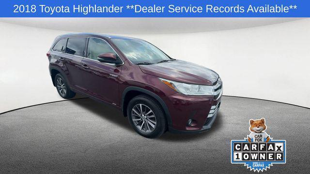 used 2018 Toyota Highlander Hybrid car, priced at $20,813