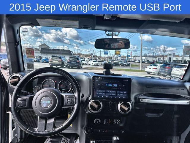 used 2015 Jeep Wrangler Unlimited car, priced at $15,916
