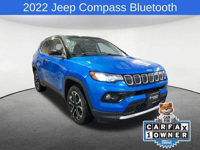 used 2022 Jeep Compass car, priced at $21,042