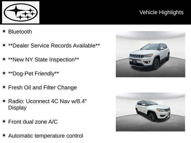 used 2017 Jeep New Compass car, priced at $17,311