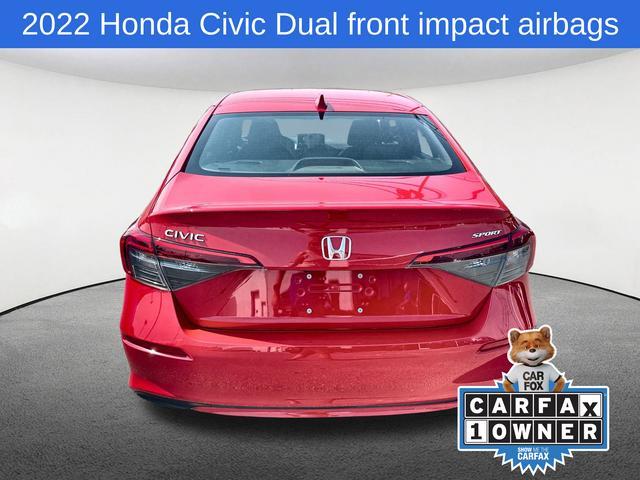 used 2022 Honda Civic car, priced at $21,750