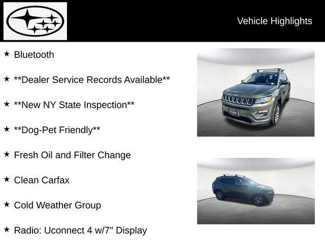 used 2017 Jeep New Compass car, priced at $12,773