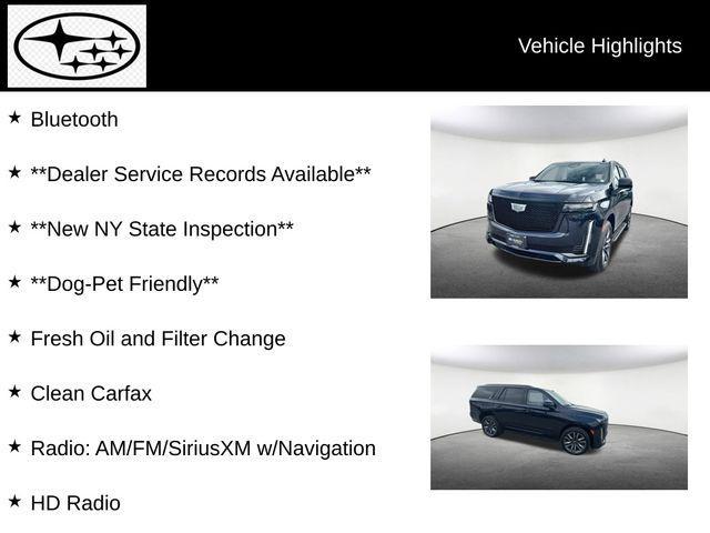 used 2021 Cadillac Escalade car, priced at $66,241