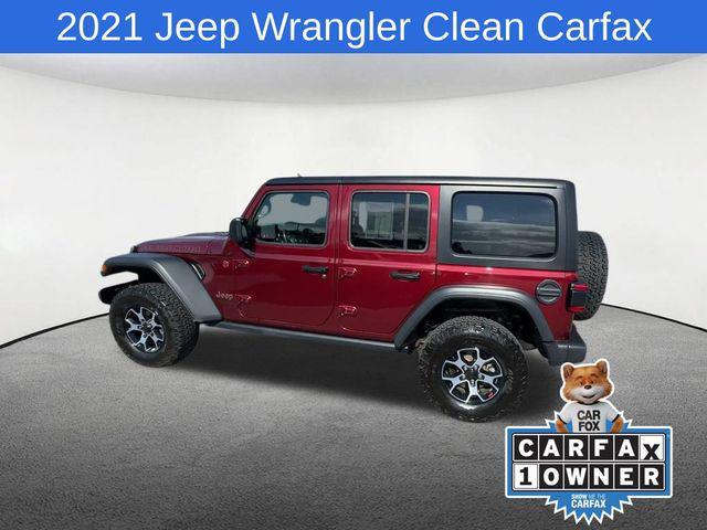 used 2021 Jeep Wrangler Unlimited car, priced at $39,921