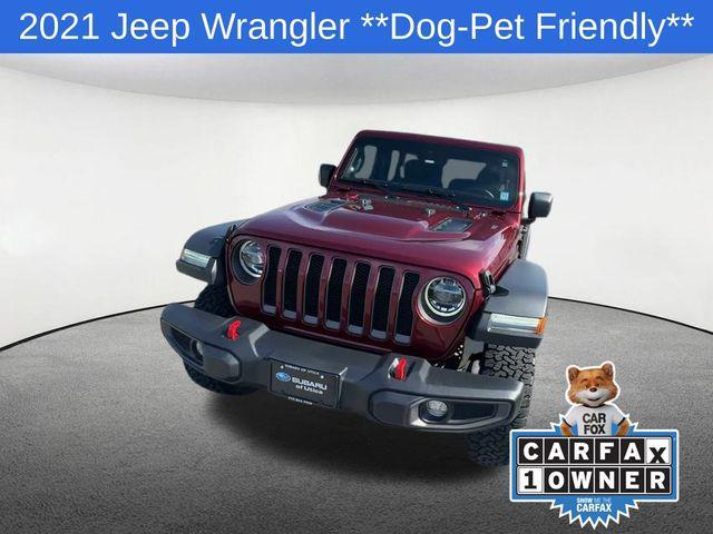 used 2021 Jeep Wrangler Unlimited car, priced at $39,921