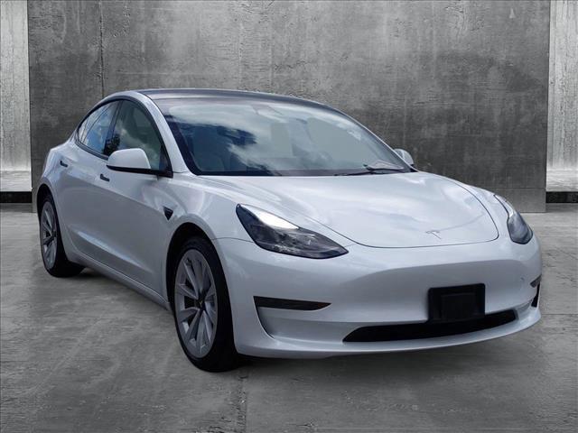 used 2023 Tesla Model 3 car, priced at $25,495