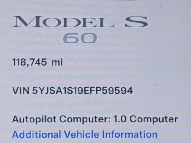 used 2014 Tesla Model S car, priced at $13,995