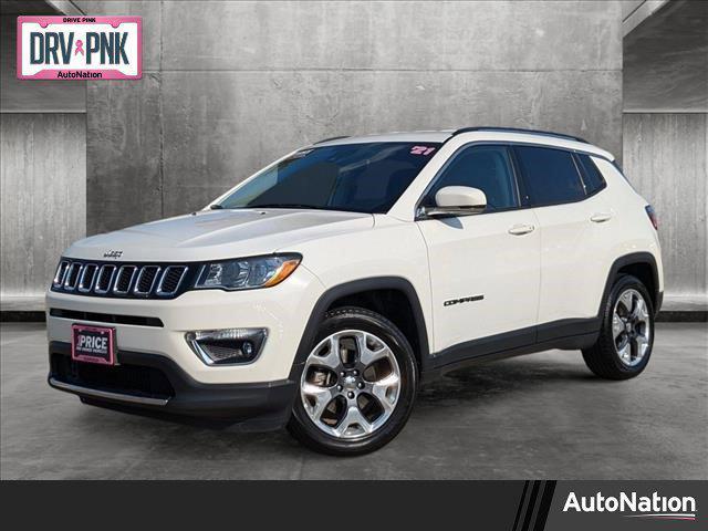 used 2021 Jeep Compass car, priced at $18,998