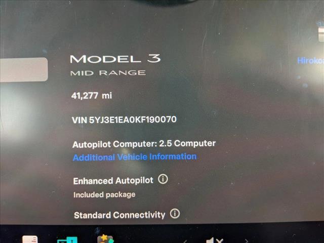 used 2019 Tesla Model 3 car, priced at $24,361