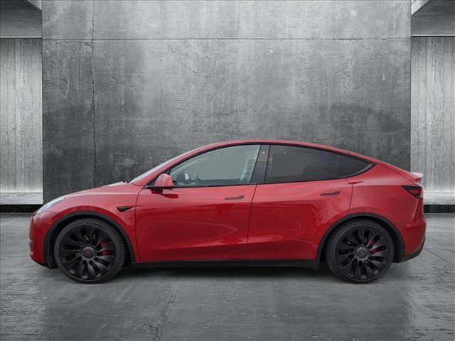 used 2020 Tesla Model Y car, priced at $27,995