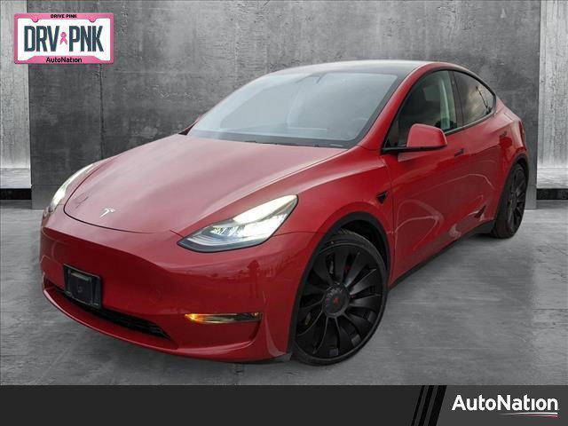 used 2020 Tesla Model Y car, priced at $27,995