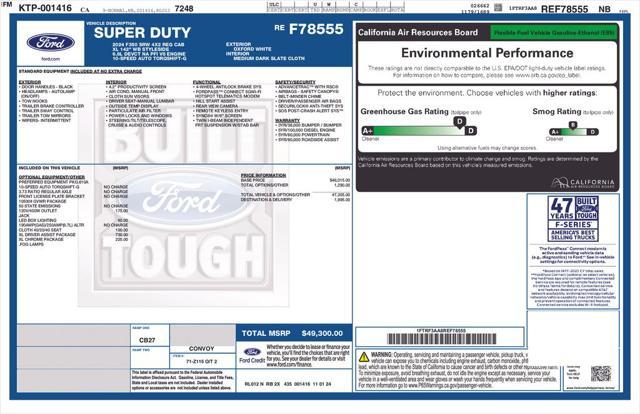 new 2024 Ford F-350 car, priced at $55,174