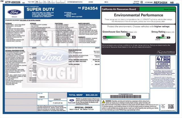 new 2024 Ford F-250 car, priced at $106,937