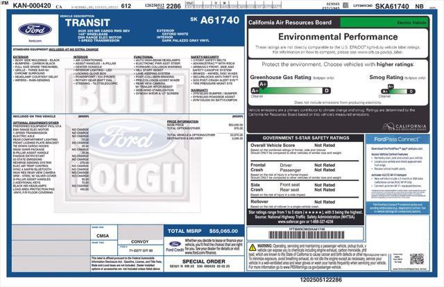new 2025 Ford Transit-350 car, priced at $55,065