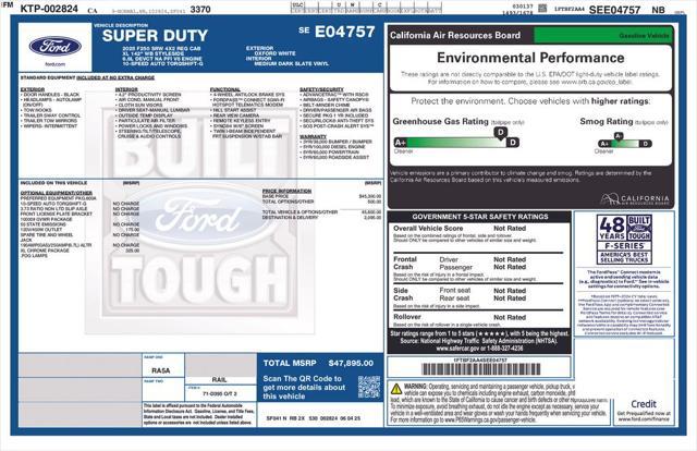 new 2025 Ford F-250 car, priced at $46,395