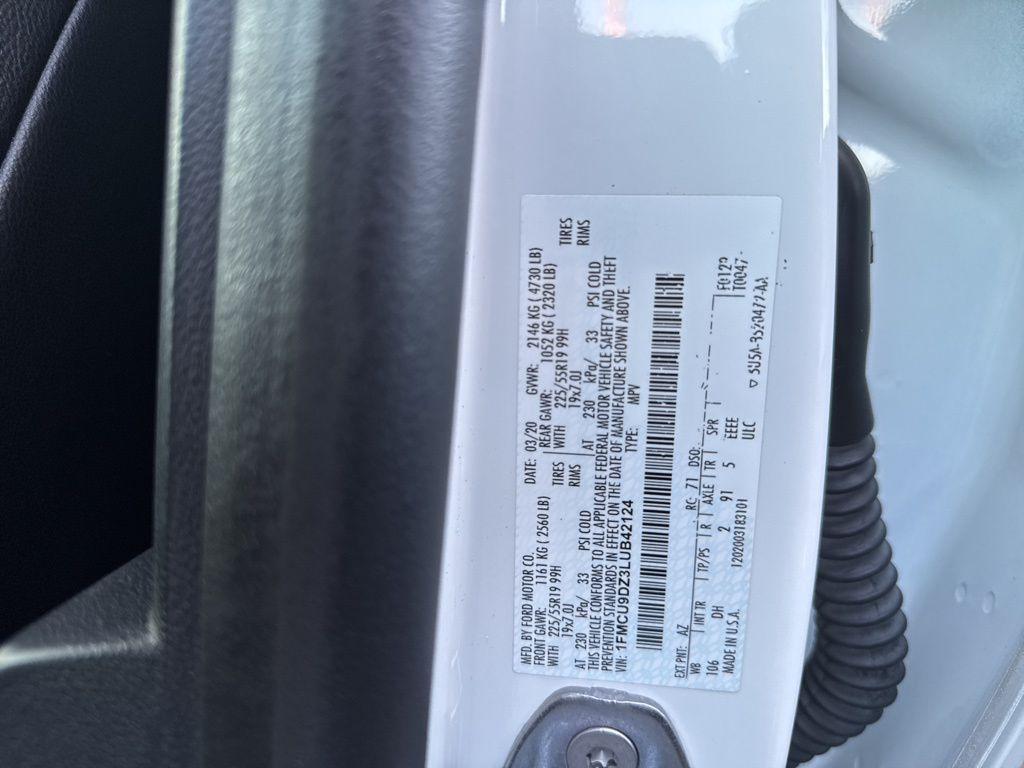 used 2020 Ford Escape car, priced at $22,500