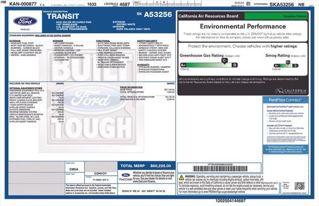 new 2025 Ford Transit-350 car, priced at $55,281