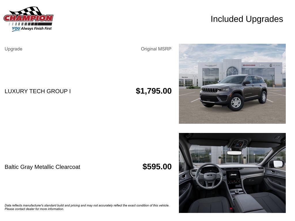 new 2025 Jeep Grand Cherokee car, priced at $35,044