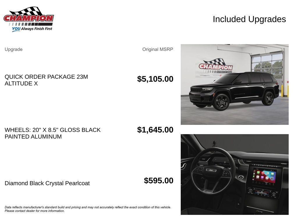 new 2025 Jeep Grand Cherokee L car, priced at $44,391