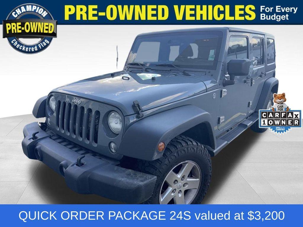 used 2015 Jeep Wrangler Unlimited car, priced at $9,925