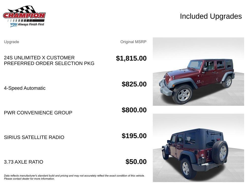 used 2008 Jeep Wrangler car, priced at $6,200