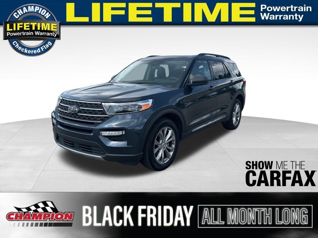 used 2022 Ford Explorer car, priced at $27,500