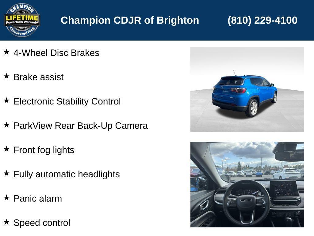 used 2022 Jeep Compass car, priced at $20,700