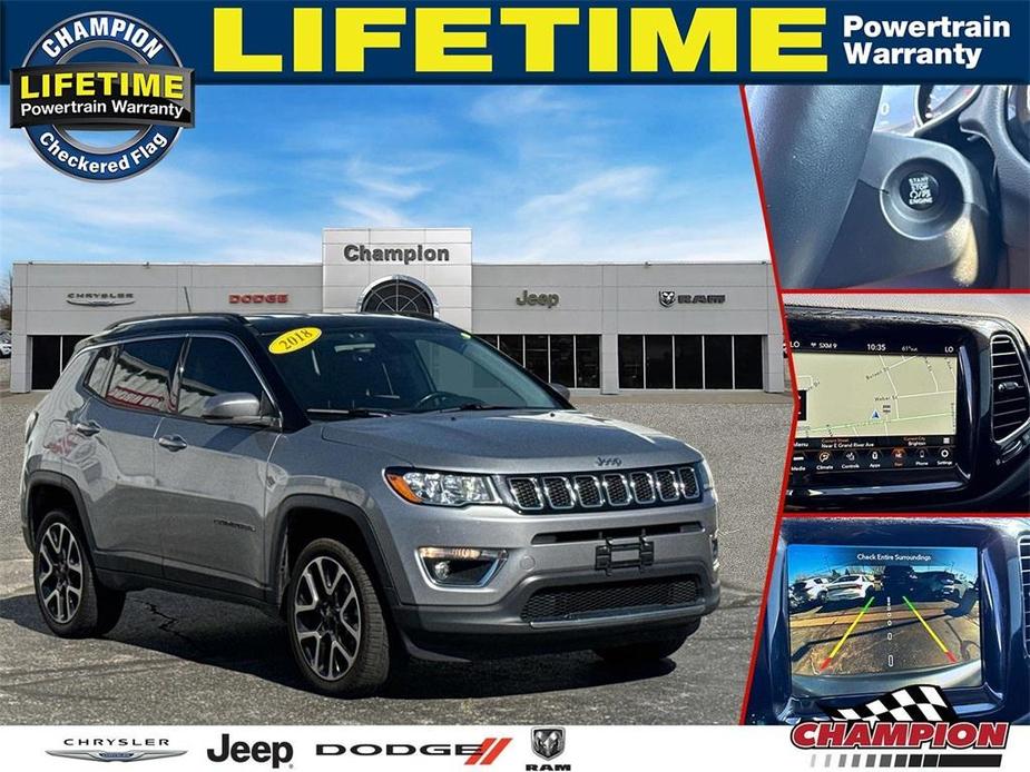 used 2018 Jeep Compass car, priced at $16,100