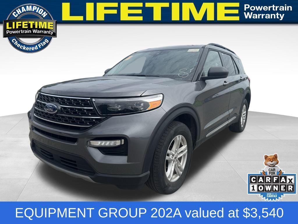 used 2022 Ford Explorer car, priced at $27,400