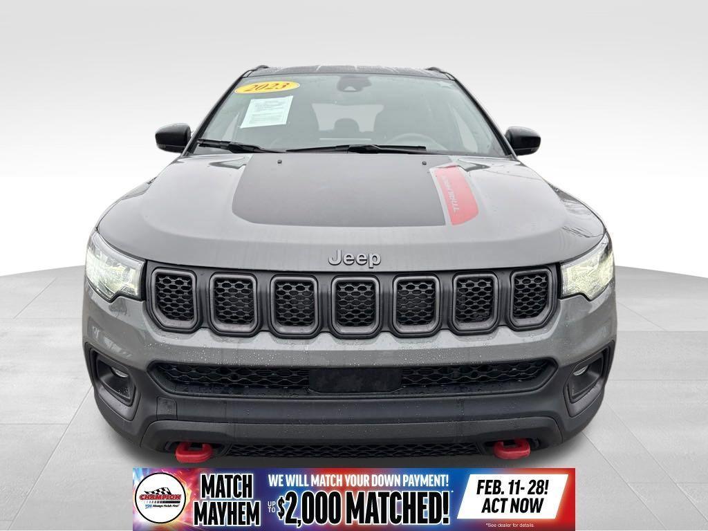 used 2023 Jeep Compass car, priced at $23,200