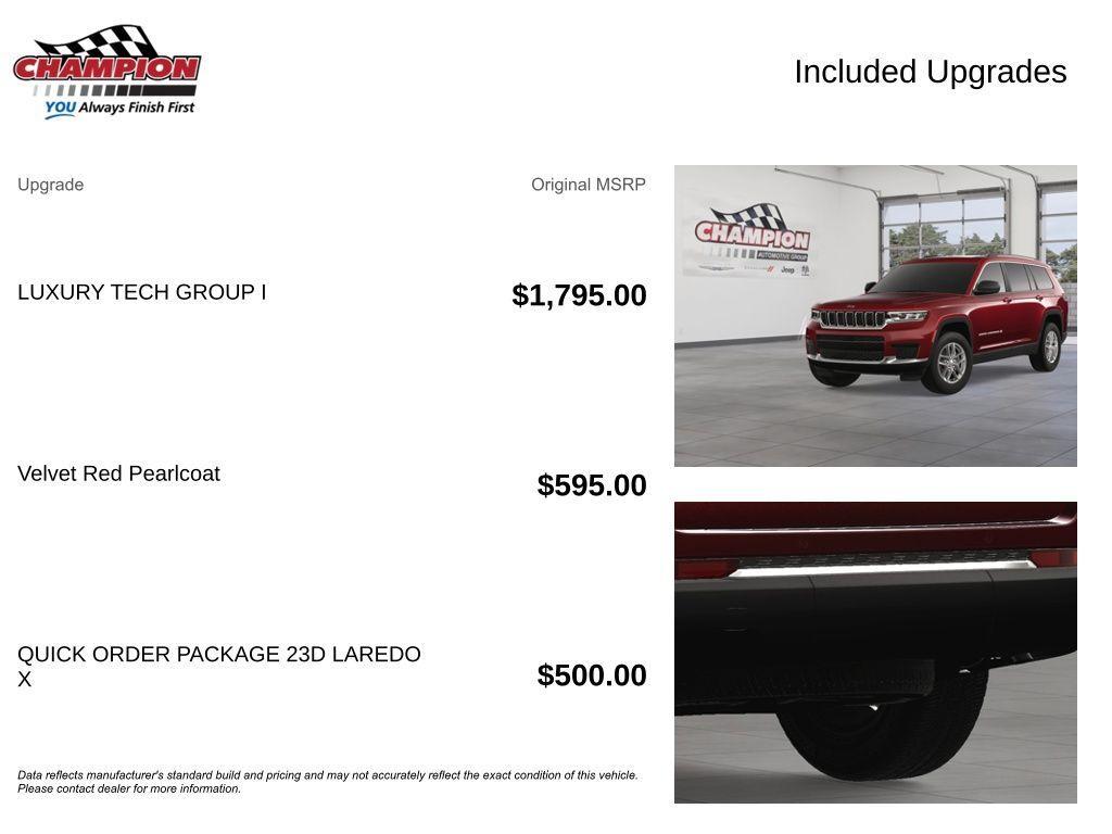 new 2025 Jeep Grand Cherokee L car, priced at $40,583