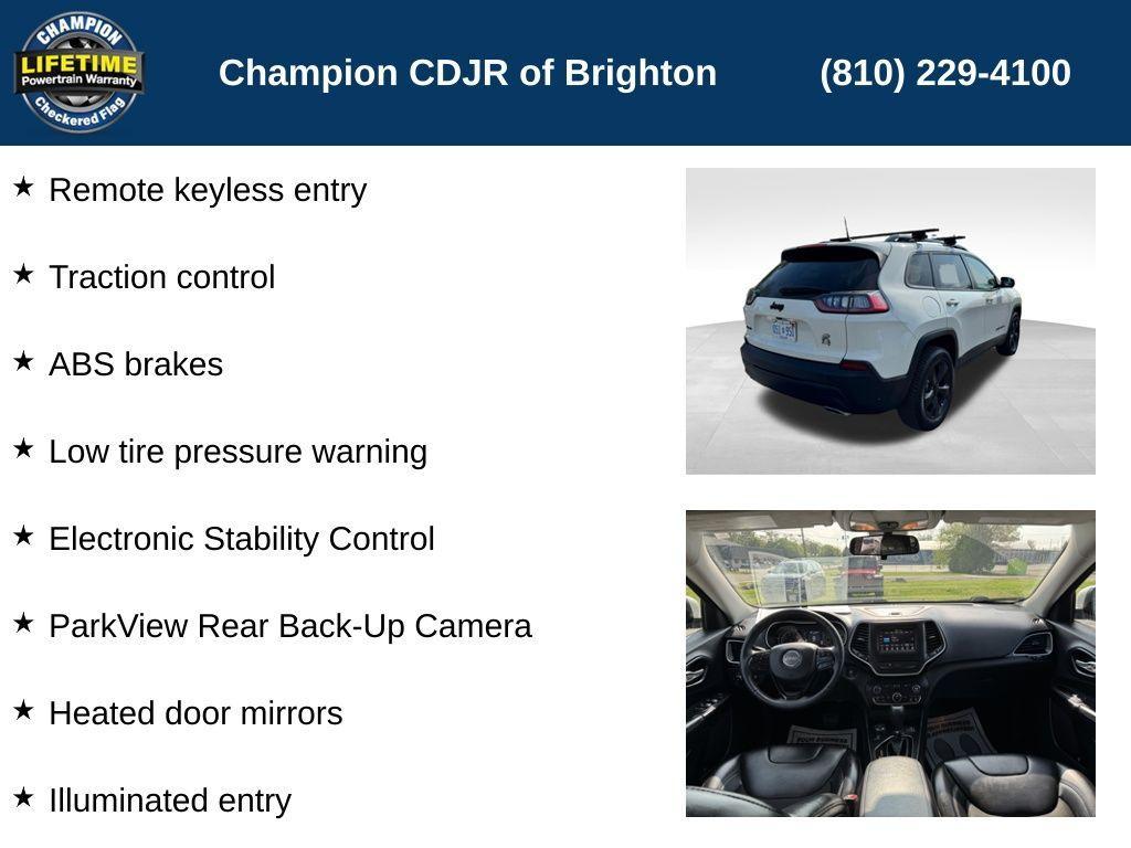 used 2019 Jeep Cherokee car, priced at $17,495