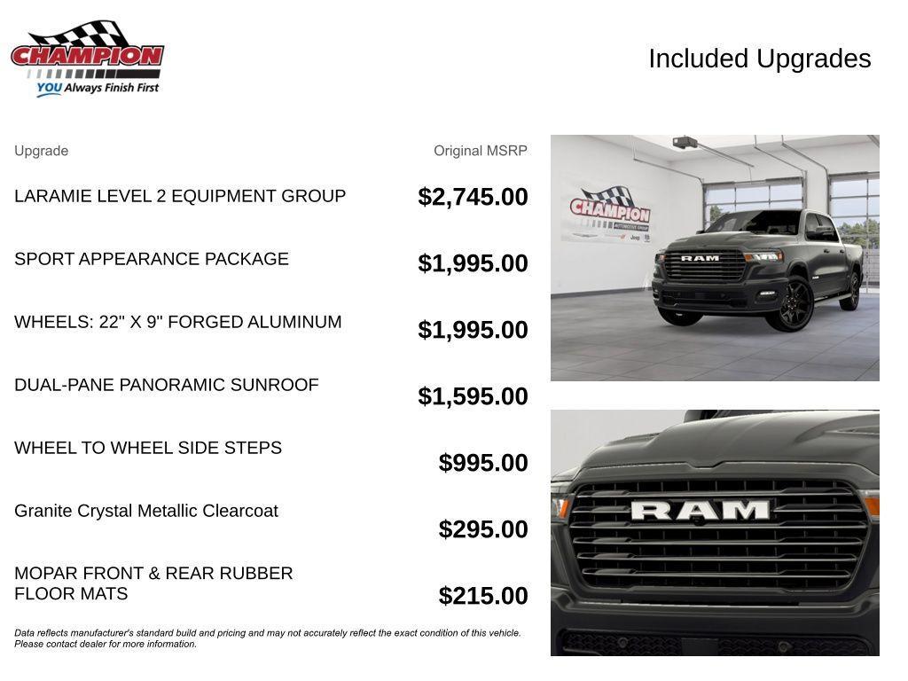 new 2026 Ram 1500 car, priced at $64,050