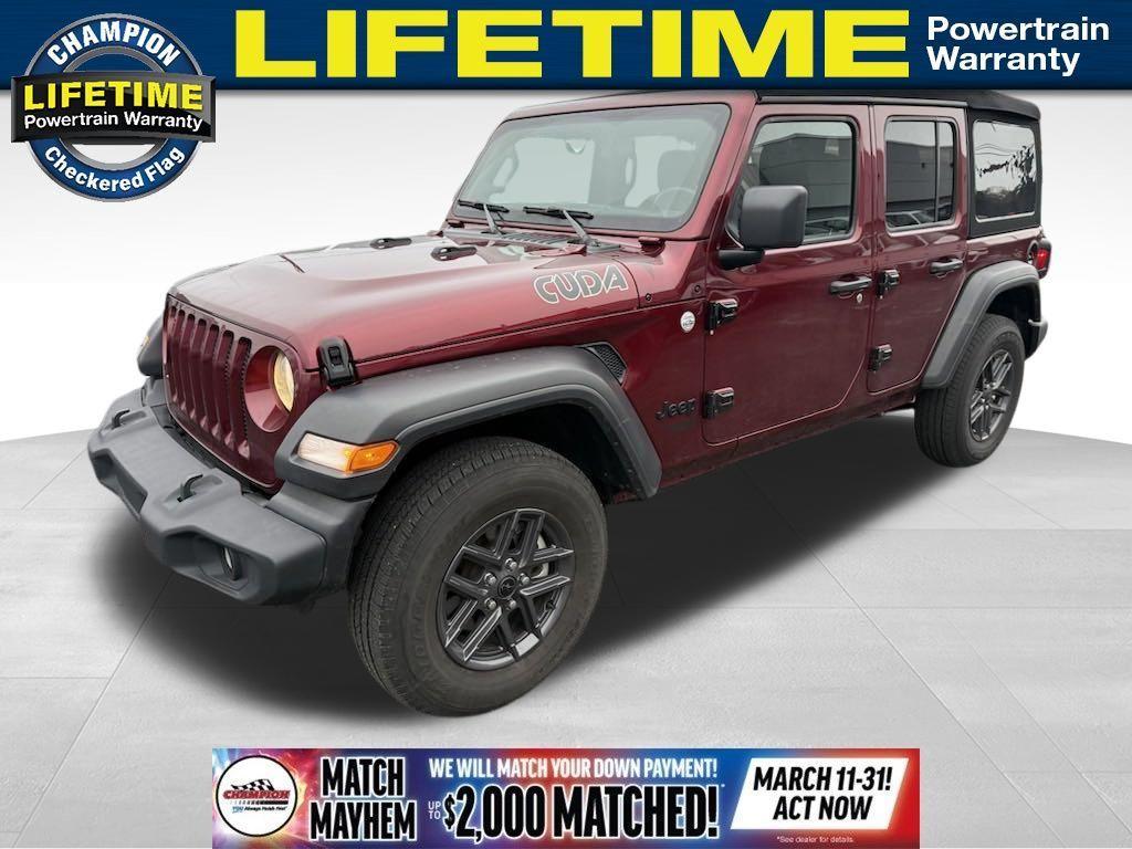 used 2021 Jeep Wrangler Unlimited car, priced at $25,500