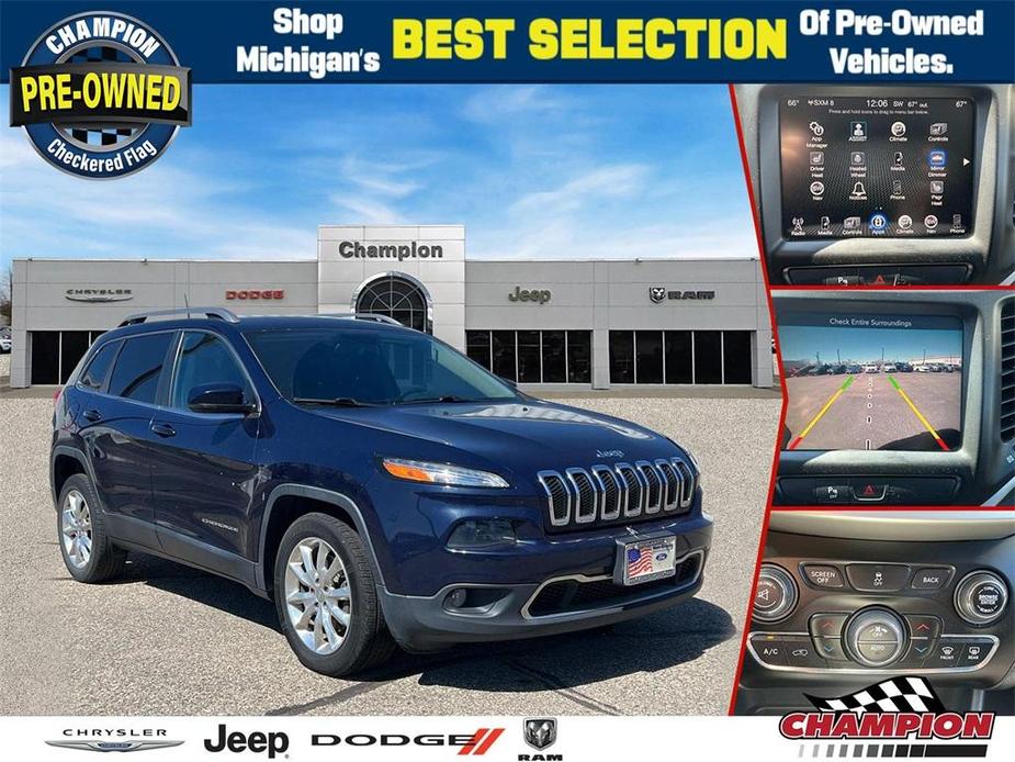 used 2016 Jeep Cherokee car, priced at $14,300