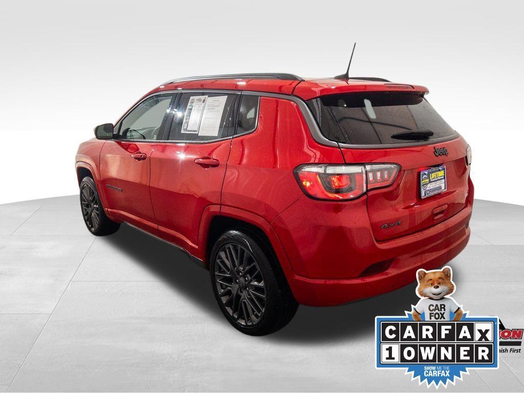 used 2022 Jeep Compass car, priced at $22,600