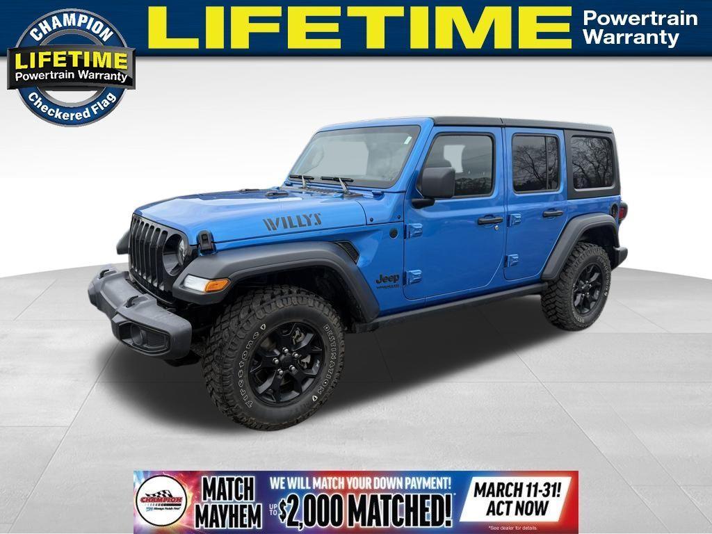 used 2022 Jeep Wrangler Unlimited car, priced at $29,850