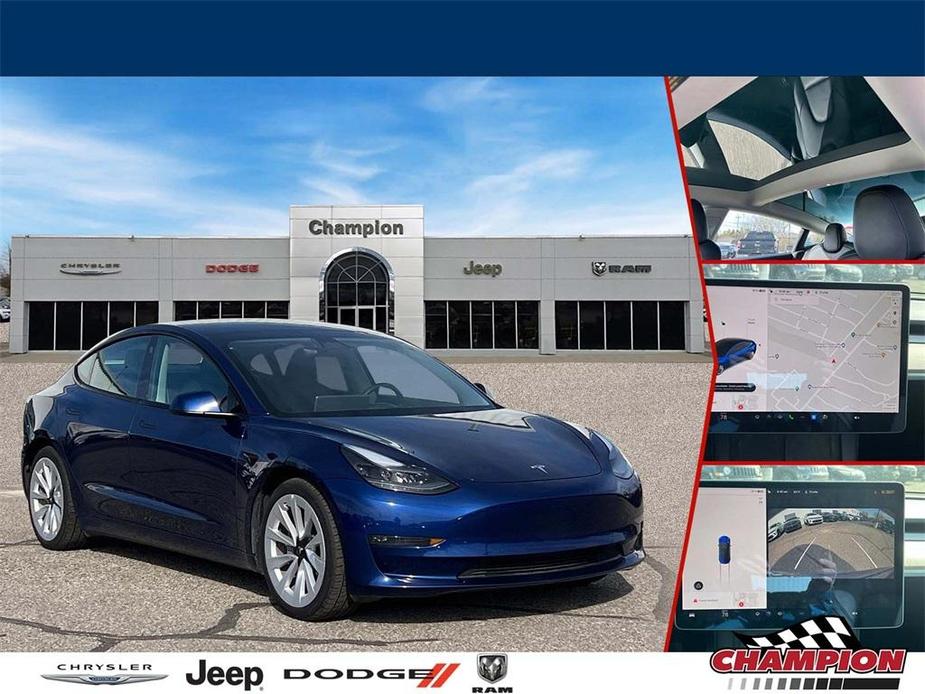 used 2022 Tesla Model 3 car, priced at $29,000
