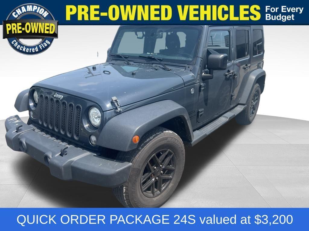 used 2016 Jeep Wrangler Unlimited car, priced at $11,995