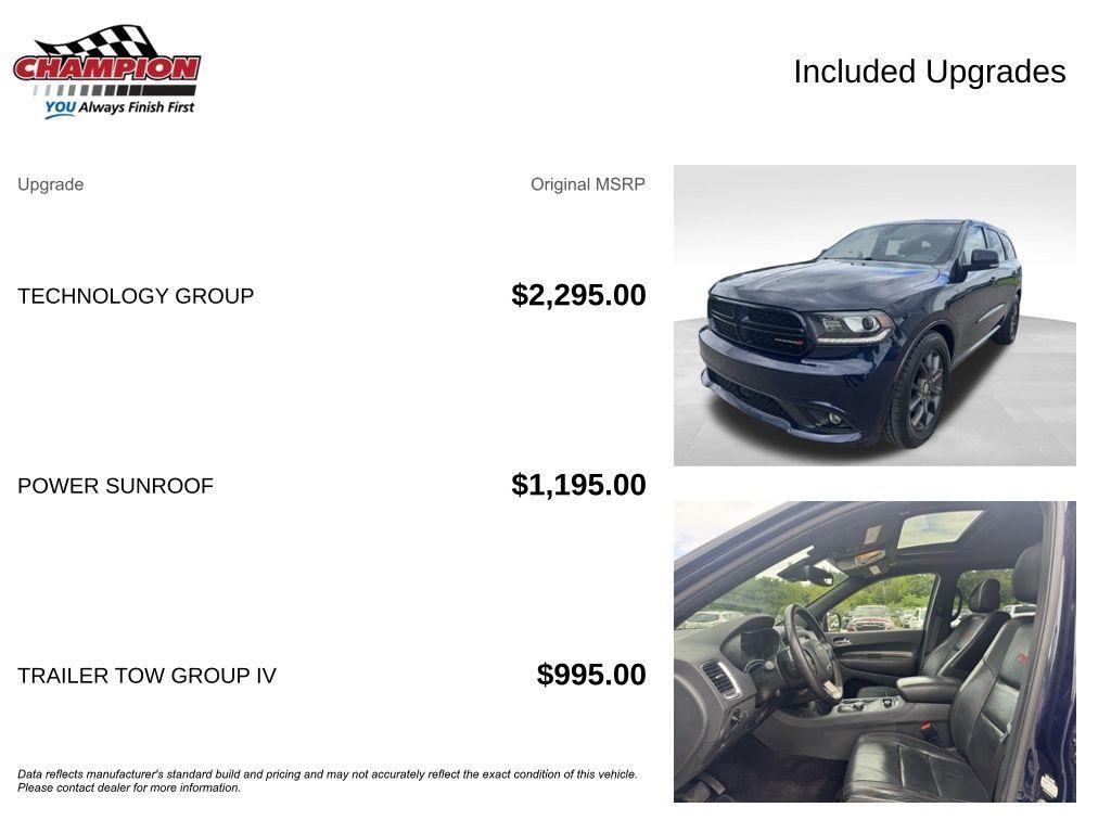 used 2017 Dodge Durango car, priced at $19,950