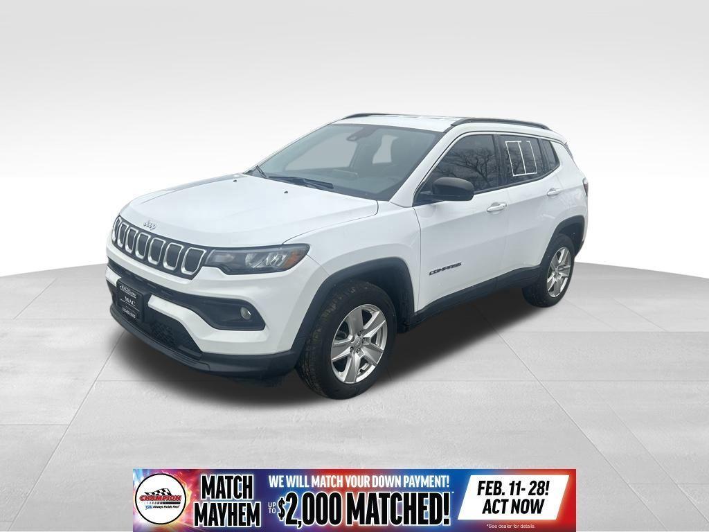 used 2022 Jeep Compass car, priced at $19,500