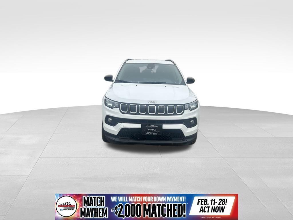 used 2022 Jeep Compass car, priced at $19,500